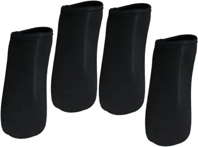 Produktbild von 4 Stück Schwarze Verdunkelungsabdeckung für Sprossengläser aus Stoff Wiederverwendbare Sprossenglas Lampenschirme für Keimgläser und Einmachgläser für Pflanzenliebhaber