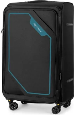 Obrázok produktu pre Solier Kufre Softflex, STL2240BLACKGREEN273434