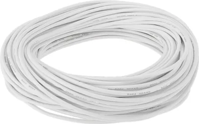Produktbild von Elektrische Masseleitung Automobil-Stromleitung 148FT Weiß TC 1 Stück 22Gauge 2 Leiter Vollständig isoliert & Soft-Touch-Mantel Universal