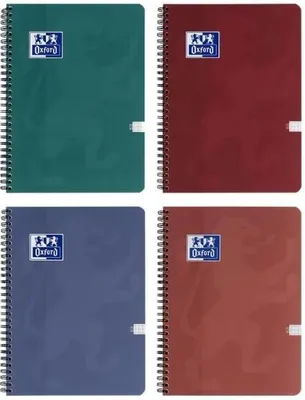 Zdjęcie produktu dla Kołozeszyt A4/100K kratka Touch Trend (5szt) OXFOR - Oxford