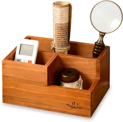 Produktbild von Schreibtisch Organizer 20 cm, 3 Fächer, für Fernbedienungen