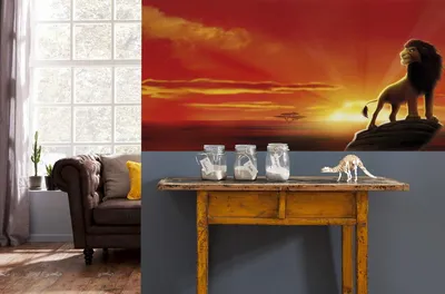 Produktbild von Papier Fototapete - The Lion King - Größe 202 x 73 cm