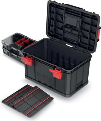 Obrázok produktu pre Kufrík na náradie s 2 priehradkami a organizérmi MODULÁRNE RIEŠENIE 530x355x310