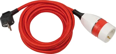 Zdjęcie produktu dla Brennenstuhl 1161830040 Przedłużacz 5 m 1 gniazda AC Indoor Red (1161830040)
