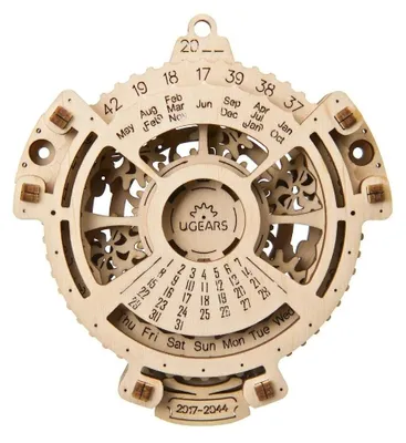 Zdjęcie produktu dla Puzzle 3D, Date Navigator 2.0, Ugears, drewno, 207 elementów