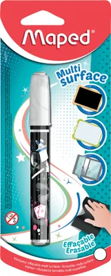 Produktbild von Maped NonPermanent Marker Multisurface weiß Blisterkarte