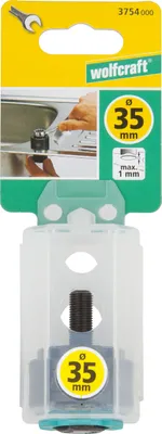 Obrázek produktu pro Wolfcraft 3754000 Blechlocher 35 mm