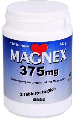 Obrázek produktu pro Magnex 375 mg tablety, 180 tablet