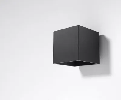 Obrázek produktu pro Nástěnné svítidlo QUAD 1 černé
