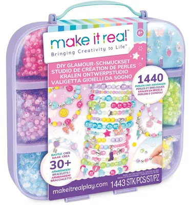 Obrázek produktu pro Make it Real MR1714, Sada korálků pro děti, 8 rok/roky, Vícebarevný, 1443 kusů