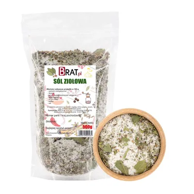 Obrázok produktu pre Bylinná soľ 500g Brat.pl