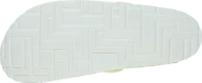 Produktbild von Dr. Brinkmann Damen Clog mit Schnalle Muster und Naturformfußbett, Größe:38 EU, Farbe:Gelb