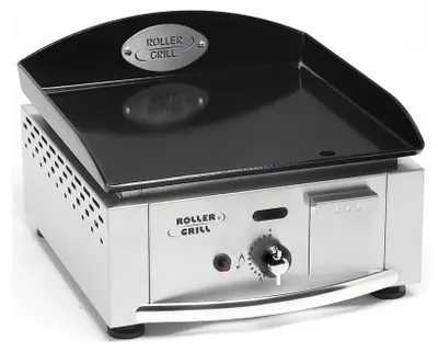 Image de Plancha gaz 2750w plaque email 5mm 39x38cm - Roller Grill - PL400GE -
