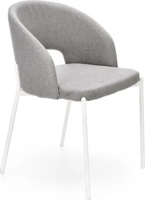 Produktbild von Halmar Esszimmerstuhl K486 - grau / weiß
