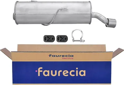 Produktbild von HELLA 8LD 366 032-971 Endschalldämpfer passend für PEUGEOT 206 Schrägheck (2A/C) Auspuff
