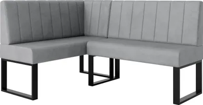 Produktbild von JKG Meble Eckbank fur Essizmmer - Eckbank Küche - Küchenbank - Modern Sitzecke Küche - Stoff Velours - Monolith 84 - 130x170cm