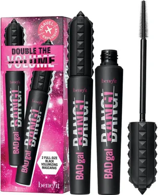 Zdjęcie produktu dla Benefit Double The Volume Zestaw pogrubiający tusz do rzęs Black, 2 x 8.5 g