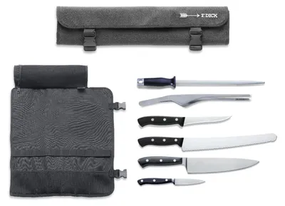 Produktbild von F. DICK Messer-Set 6-teilig inkl. Rolltasche Kochmesser Premier Plus + Superior