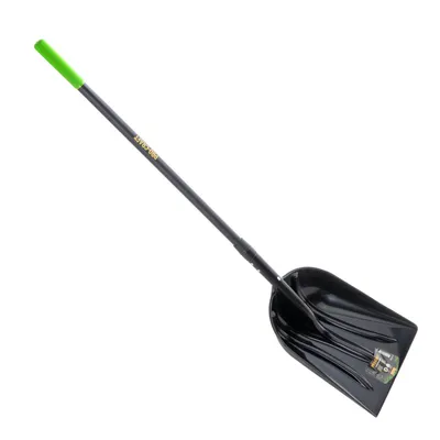Obrázok produktu pre Lopata na sneh a obilie 36,5 cm plastová so sklolaminátovou násadou 150 cm dlhá Procraft GPS-1500