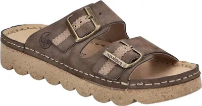 Produktbild von Rieker Damen-Pantolette mit Tieffußbett Braun, Farbe:braun, EU Größe:38