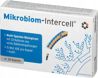 Produktbild von Mikrobiom-Intercell Probiotika 15 Milliarden 33 Stämme 30K