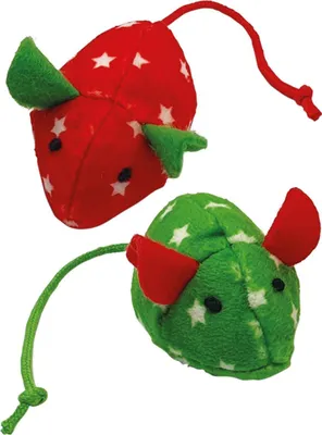 Produktbild von Nobby Katzenspielzeug Xmas Catnip Mäuse