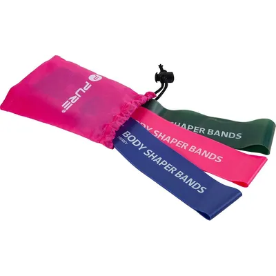 Produktbild von Pure2improve Body Shaper Trainingsbänder Damen - Grün / Rosa / Lila  | Größe: UNI