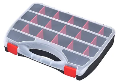 Image de Organisateur Domino, 19 compartiments, 360x268x66 mm