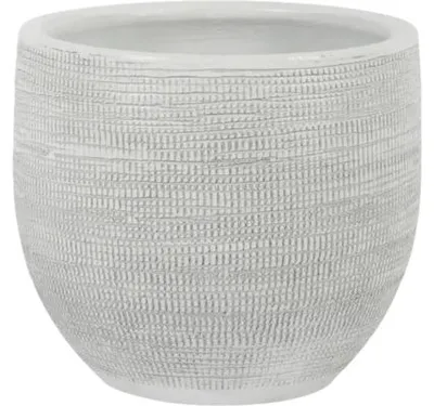 Produktbild von Blumentopf Passion for Pottery Le Havre Keramik Ø 29 cm H 26 cm grauweiß
