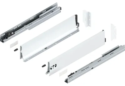 Produktbild von Blum Tandembox antaro K Schubladenschienen-Set | 1 Paar, 65kg 550mm | Vollauszug Blumotion, seidenweiß