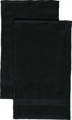 Produktbild von REDBEST Gästetuch Chicago" 2er-Pack schwarz 30x50 cm"