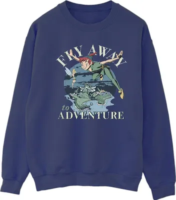 Produktbild von Disney - "Fly Away To Adventure" Sweatshirt für Damen BI32497 (S) (Marineblau)