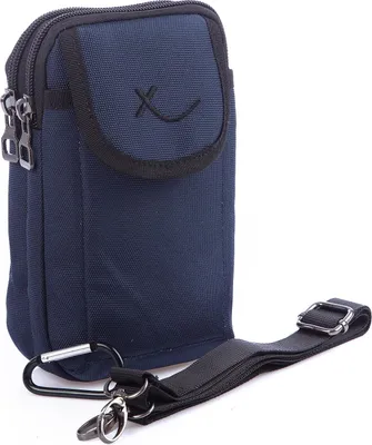 Produktbild von Bag Street Kleine Herren Gürtel und Schultertasche Dunkelblau
