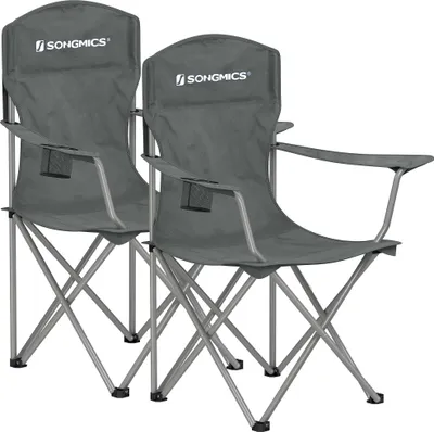 Produktbild von SONGMICS Campingstuhl Klappstuhl, 2er Set, bis 150 kg belastbar
