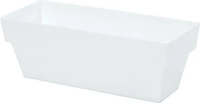 Image de Jardinière Plastiken Blanche Design Compact Et Durable - Plastiken