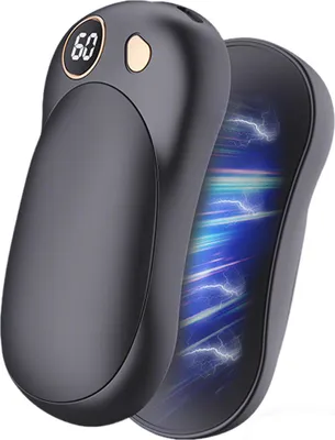 Produktbild von Wiederaufladbarer Magnet-Handwärmer– Split-Design, 3 Heizstufen, Graphen, 10000mAh, für Outdoor & Alltag