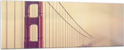 Produktbild von Bilder auf glas - Brücke Autobahn Infrastruktur - 90x30cm - Glasbilder - Wandbilder - Kunstdruck - zum Aufhängen bereit - Wanddekoration aus Glas - Glas Bilder - Wandbild auf Glas - GAB90x30-3071