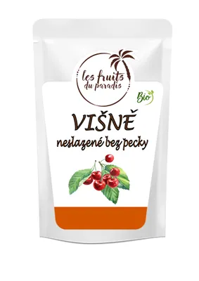 Obrázek produktu pro Višně bez pecky neslazené BIO 1 kg LES FRUITS DU PARADIS