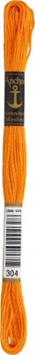 Produktbild von Anchor Sticktwist 4635000-00304 dottergelb Stickgarn, 100 % Baumwolle