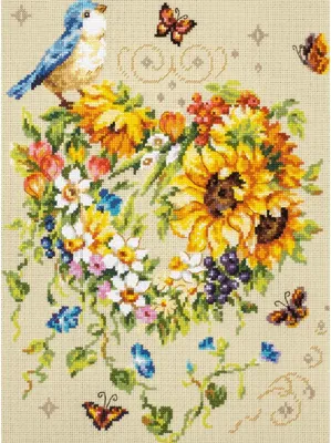 Produktbild von Magic Needle Zweigart Edition Kreuzstich Set "Inspiration aus deinem Herzen", Zählmuster, 26x34cm