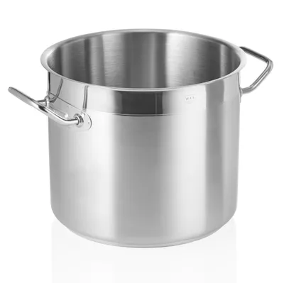 Immagine prodotto di Pentola professionale in acciaio inox Pentola per carne con coperchio 15,0 litri ØxH: 28 x 25 cm