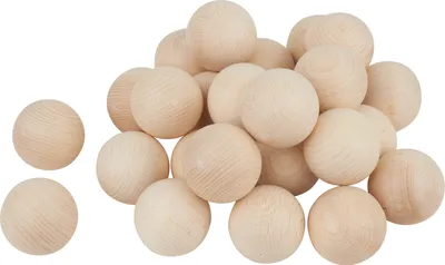 Produktbild von VBS Holzkugeln ohne Bohrung "Ø 40 mm" 25 Stück