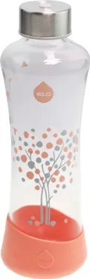 Produktbild von Equa 686328 Trinkflasche Peach Tree | 550ml | Temperaturbeständig | Glas