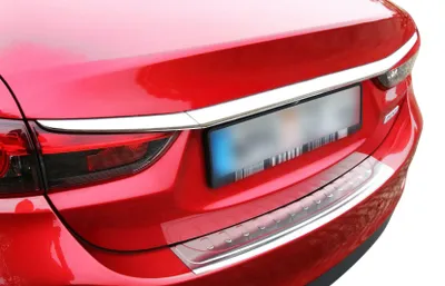 Für Mazda 6 GJ / GL ab 2012- LADEKANTENSCHUTZ Edelstahl MATT Leiste Schutz in der Farbe von Recambo e.K.