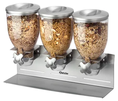 Obrázok produktu pre Dávkovač cereálií - 3 nádoby - Zilver