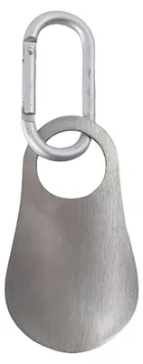 Productafbeelding van Professionele RVS Schoenlepels met Carabiner