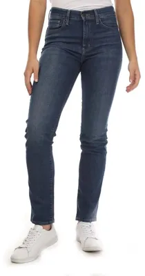 Productafbeelding van Levi's dames jeans, model 724 High Rise Straight, kleur Nonstop, maat 24W / 30L
