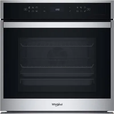 Immagine prodotto di Forno multifunzione da incasso 73l 60cm con pulizia pirolitica, acciaio inox Whirlpool WOI6A8PT1SXAF