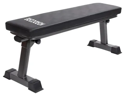 Produktbild von Flachbank Core, platzsparend verstaubar, 115x38x45 cm, 180 kg Belastbarkeit