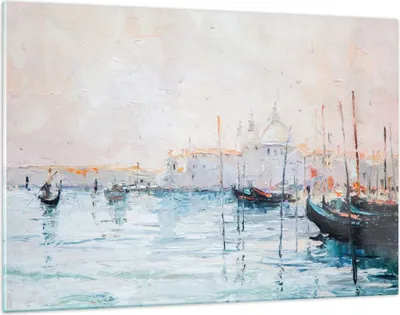 Produktbild von Bilder auf glas - Venedig Basilika - 120x80cm - Glasbilder - Wandbilder - Kunstdruck - zum Aufhängen bereit - Wanddekoration aus Glas - Glas Bilder - Wandbild auf Glas - Einteilig - GAA120x80-3662